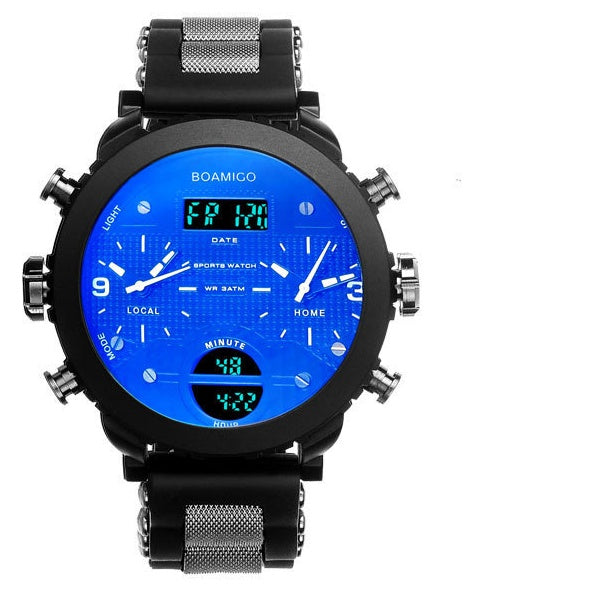 Men's 3 time zone watch, view 10 - MRSLM