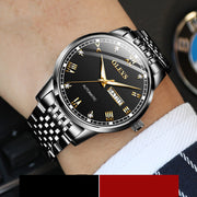men's automatic calendar watch, view 2 - MRSLM