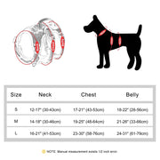 adjustable reflective dog harness, view 10 - MRSLM