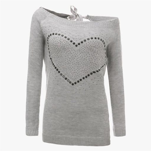 women's knitted pullover sweater, view 10 - MRSLM