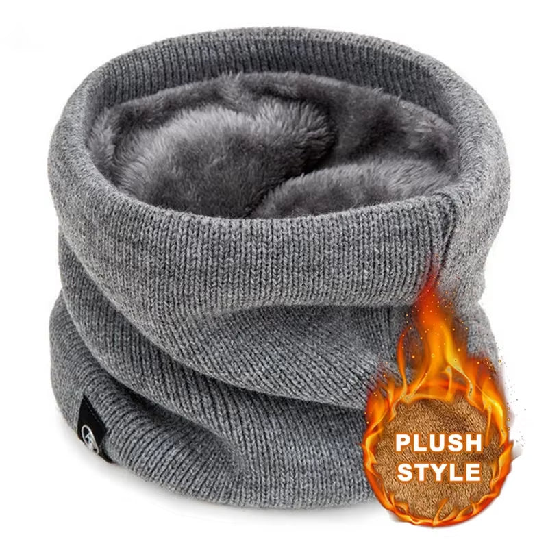 Double-layer knit neck warmer, view 8 - MRSLM