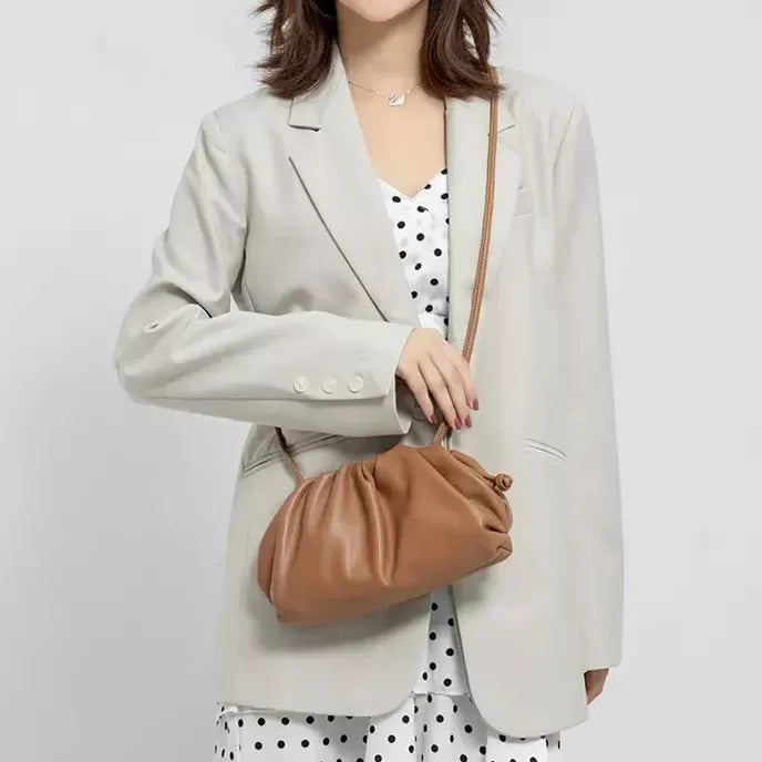soft PU leather crossbody shoulder bag, view 6 - MRSLM