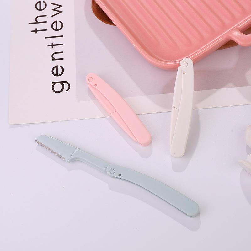 folding face shaver eyebrow trimmer, view 6 - MRSLM