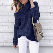 off shoulder knitted sweater for women, view 4 - MRSLM