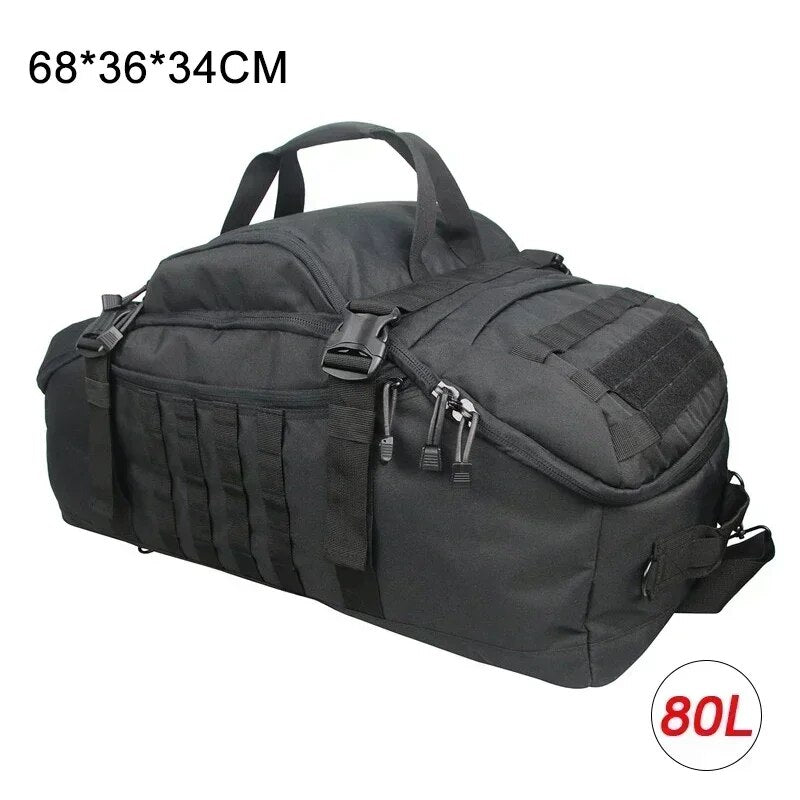 3-in-1 tactical backpack duffle bag, view 3 - MRSLM