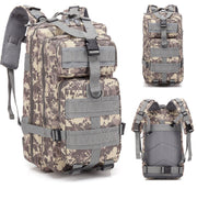 camouflage sports backpack, view 9 - MRSLM