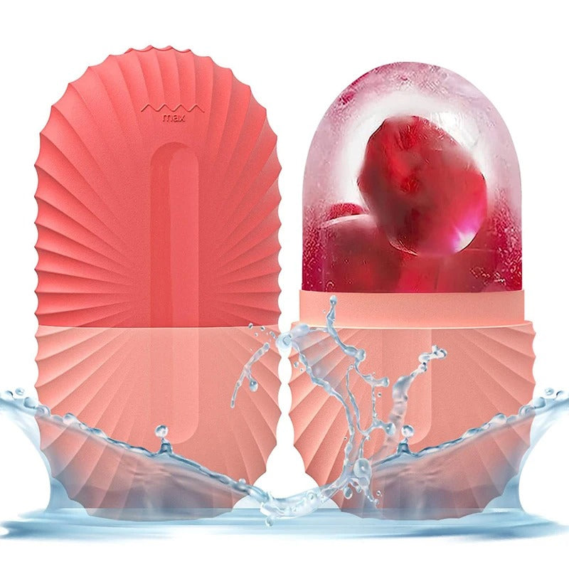 reusable silicone ice facial roller, view 7 - MRSLM
