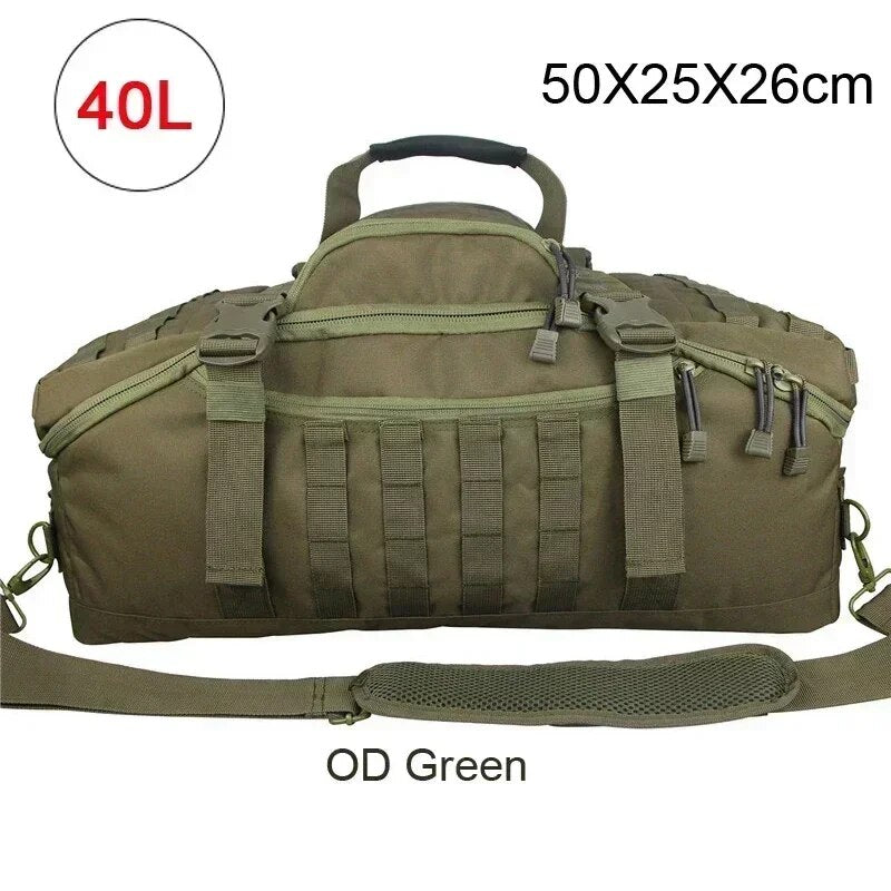 3-in-1 tactical backpack duffle bag, view 11 - MRSLM