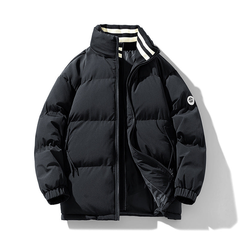 loose outdoor puffer coat, view 7 - MRSLM