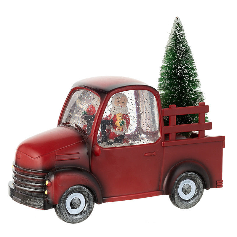 Christmas car crystal ball ornament, view 6 - MRSLM