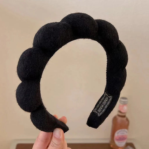 fluffy sponge headband, view 5 - MRSLM