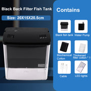 compact LED fish tank, view 2 - MRSLM