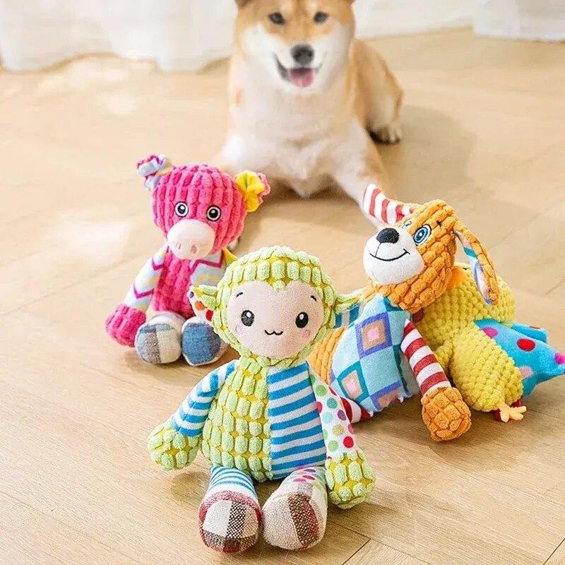 animal squeaky chew toy - MRSLM
