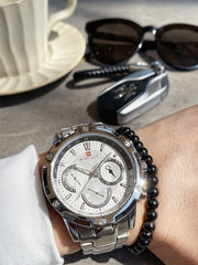men's rhinestone business watch, view 5 - MRSLM