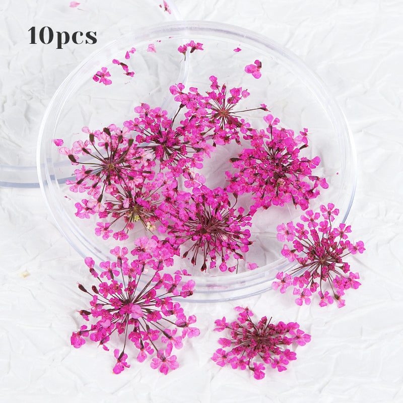 3d dried flower nail art decorations, view 3 - MRSLM