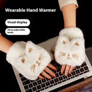 Heated cat's paw hand warmer gloves - MRSLM
