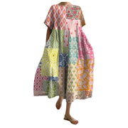 women's round neck 3D print dress, view 6 - MRSLM