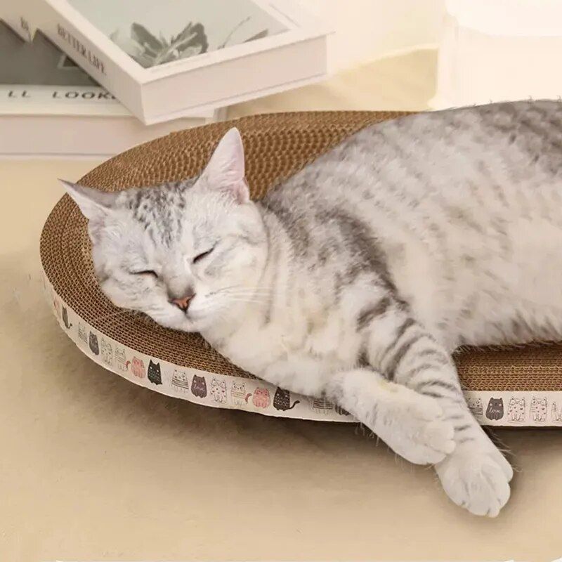 corrugated cat scratcher, view 8 - MRSLM