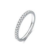 moissanite eternity band - MRSLM