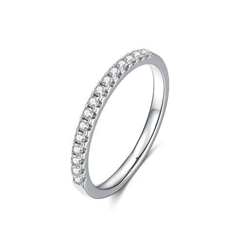 moissanite eternity band - MRSLM