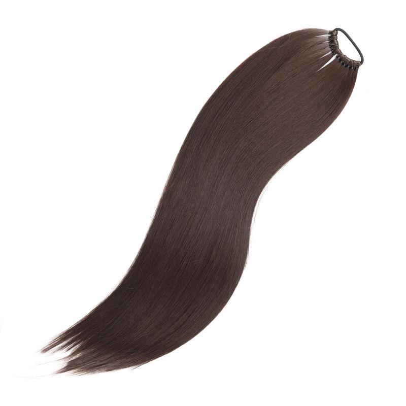 24-inch straight ponytail hair extension, view 5 - MRSLM