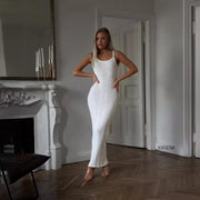 minimalist knitted suspender dress - MRSLM
