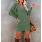 women's A-line dress, view 4 - MRSLM