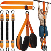 elastic pull-up trainer with resistance bands, view 3 - MRSLM