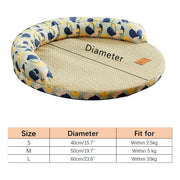 cooling summer pet dog bed, view 7 - MRSLM