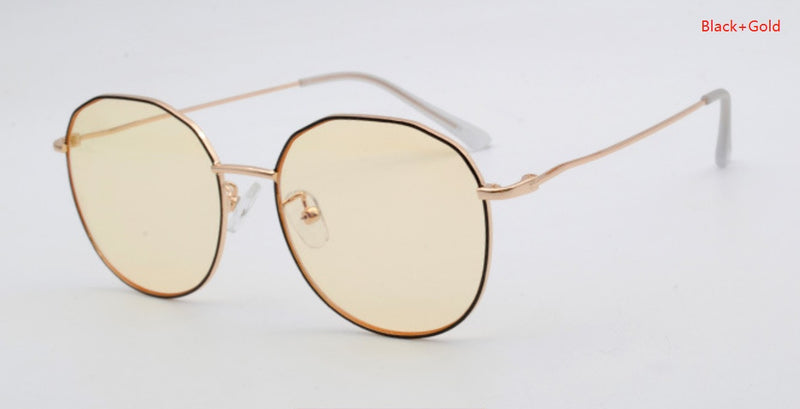 fashionable plastic frame glasses, view 5 - MRSLM
