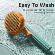 self-cleaning pet grooming comb, view 8 - MRSLM