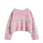 oversize alpaca wool blend pullover, view 2 - MRSLM