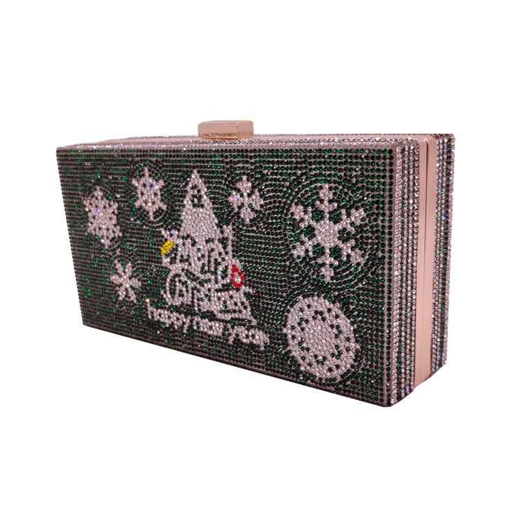 rhinestone clutch bag, view 5 - MRSLM
