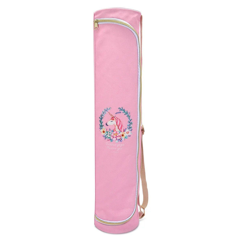 printed yoga mat backpack, view 2 - MRSLM