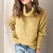 Women's lapel pullover knit sweater, view 16 - MRSLM