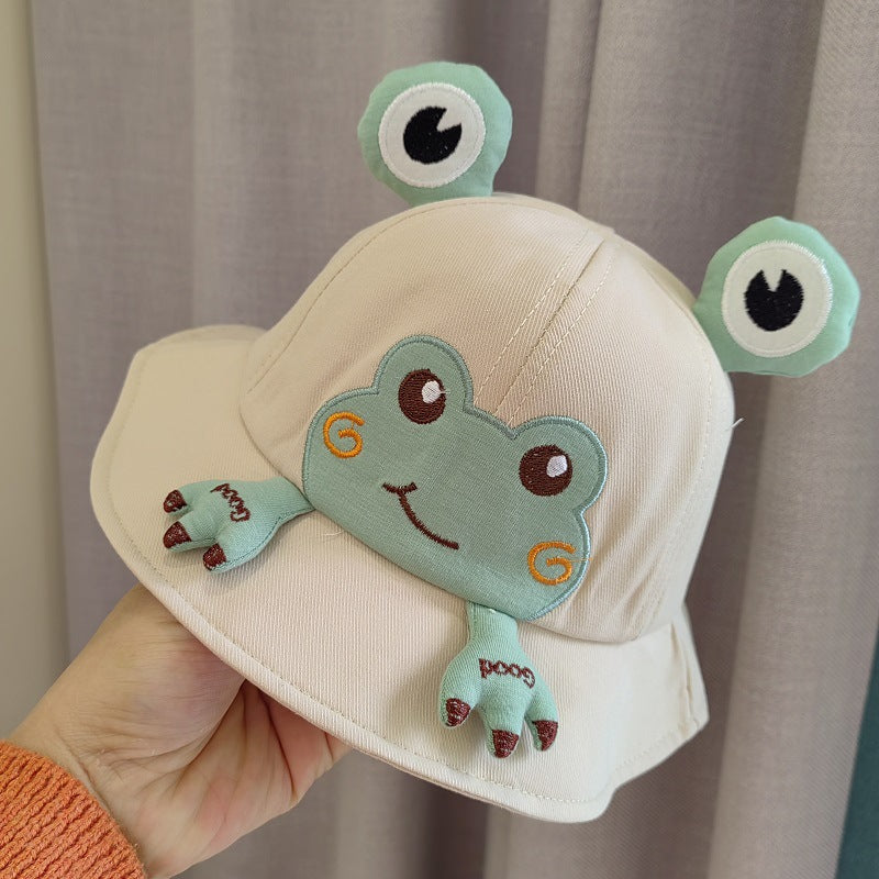 frog baby bucket hat, view 2 - MRSLM