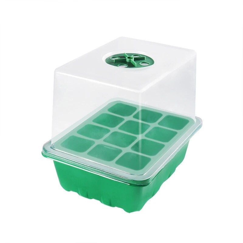 Versatile 6-Hole & 12-Hole High-Breathable Seedling Box Set – Perfect for Gardening Enthusiasts