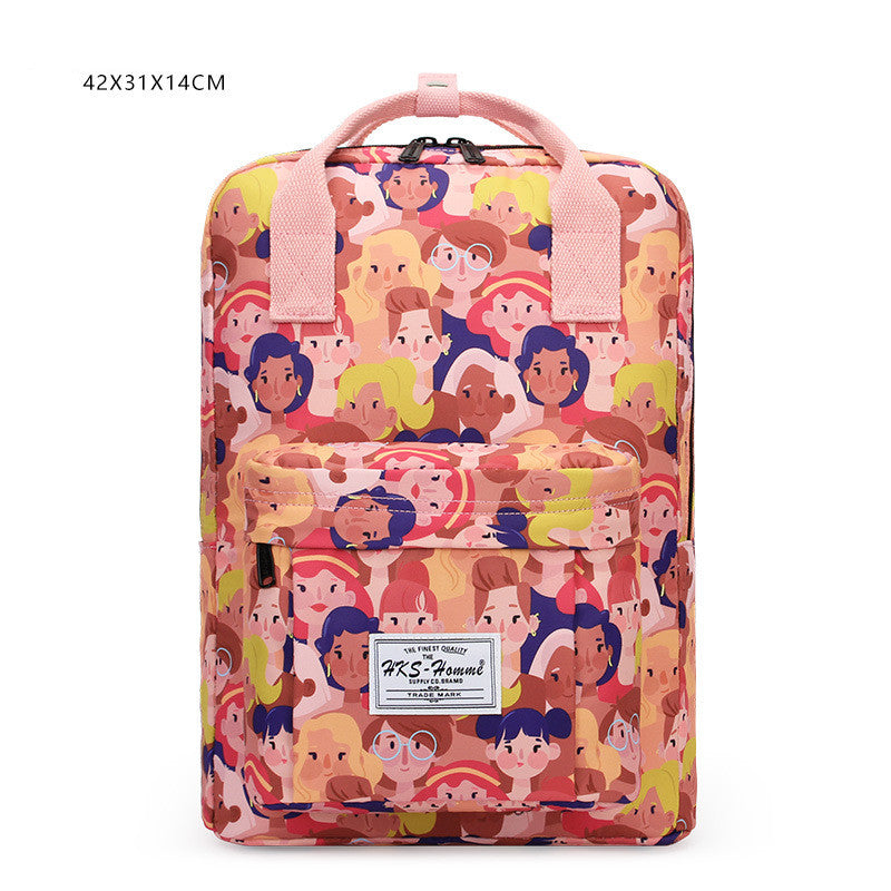 printed laptop backpack, view 13 - MRSLM
