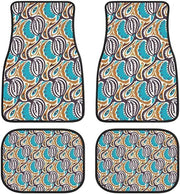 strawberry print car floor mat, view 5 - MRSLM
