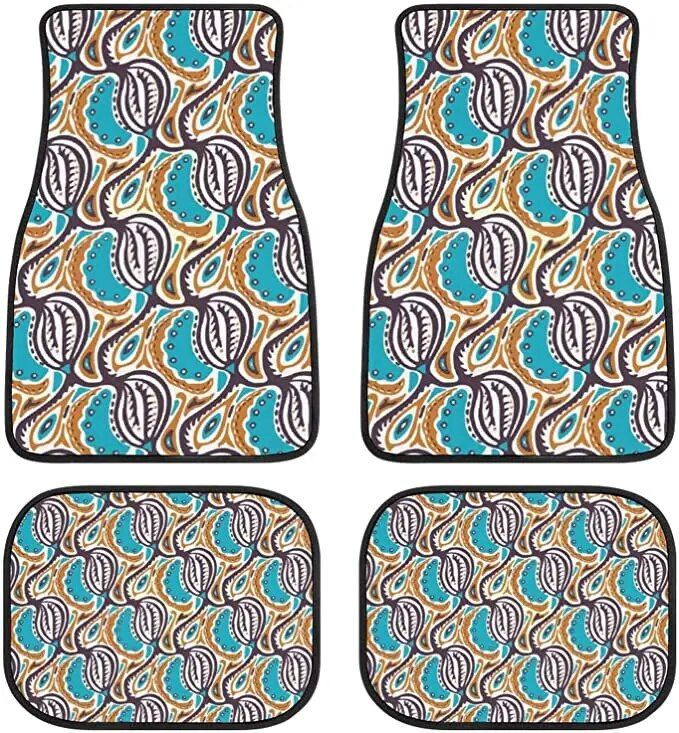 strawberry print car floor mat, view 5 - MRSLM