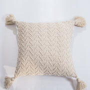 chenille knitted pillow cover, view 7 - MRSLM
