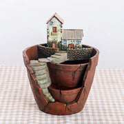 farmhouse resin succulent planter, view 8 - MRSLM
