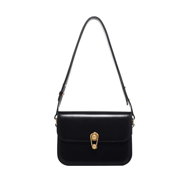 leather crossbody shoulder bag, view 2 - MRSLM
