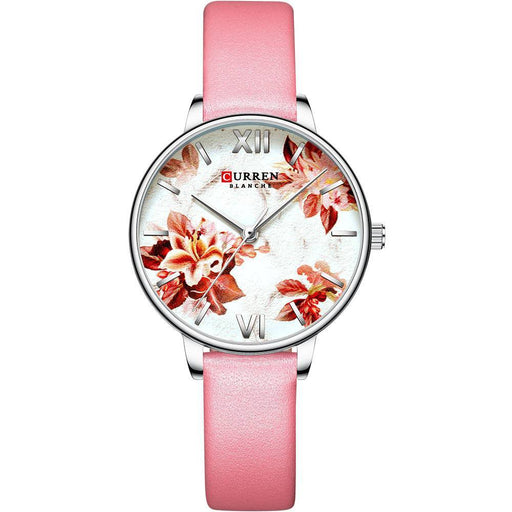 Women's quartz watch with leather strap - MRSLM
