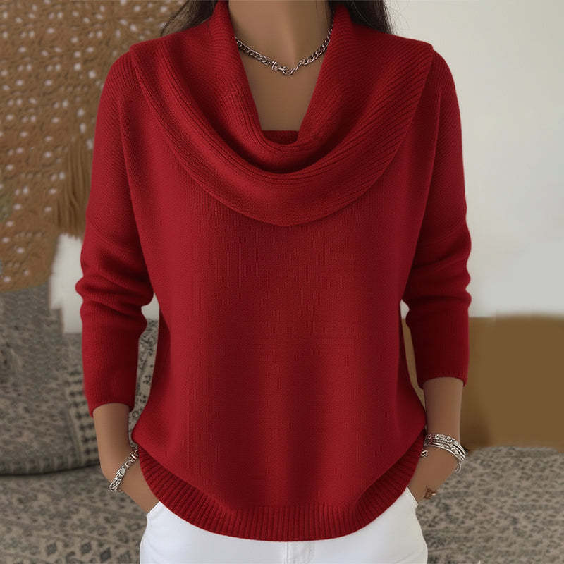 women's loose pullover sweater, view 6 - MRSLM