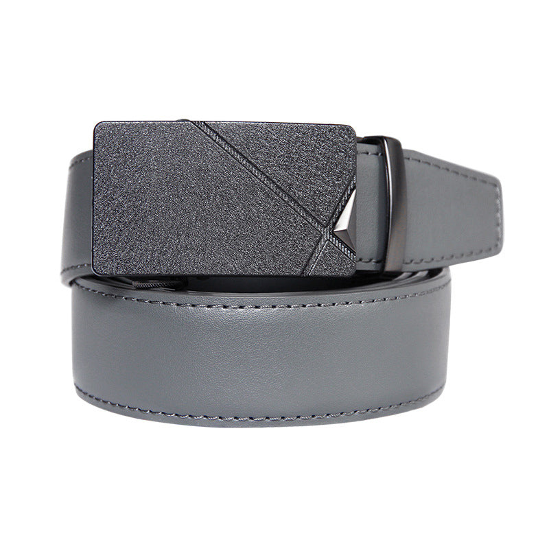 men's automatic buckle leather belt, view 6 - MRSLM