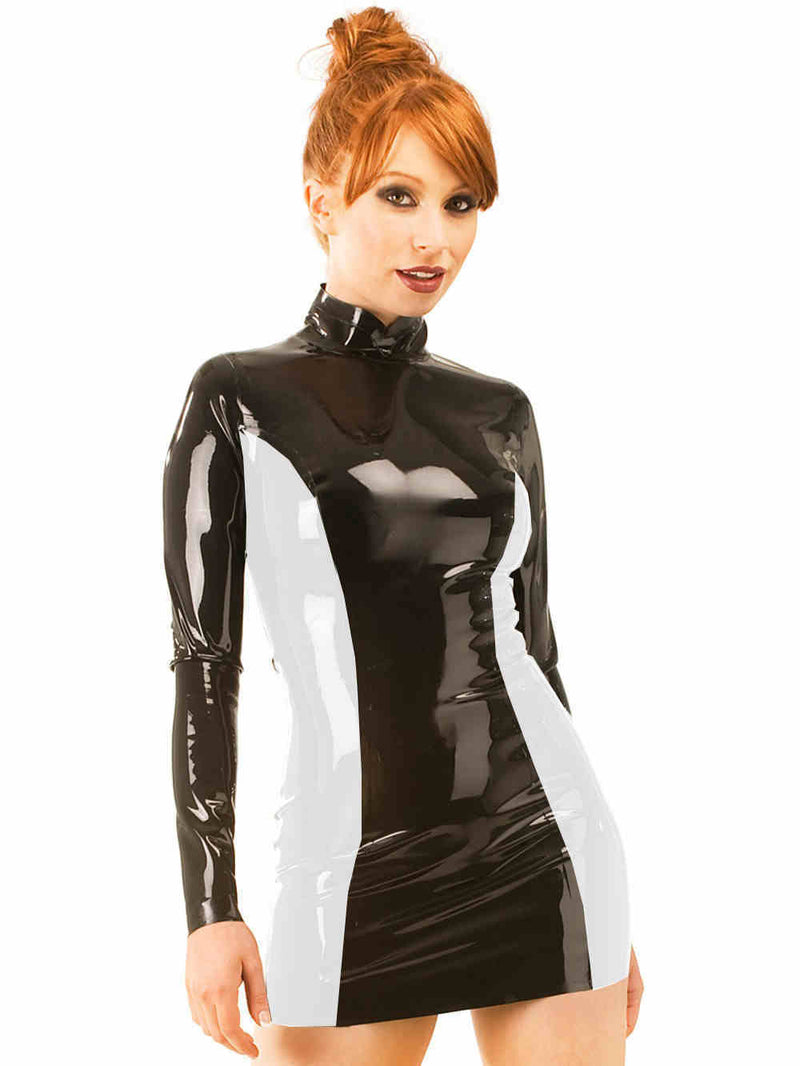PVC slim fit dress, view 4 - MRSLM