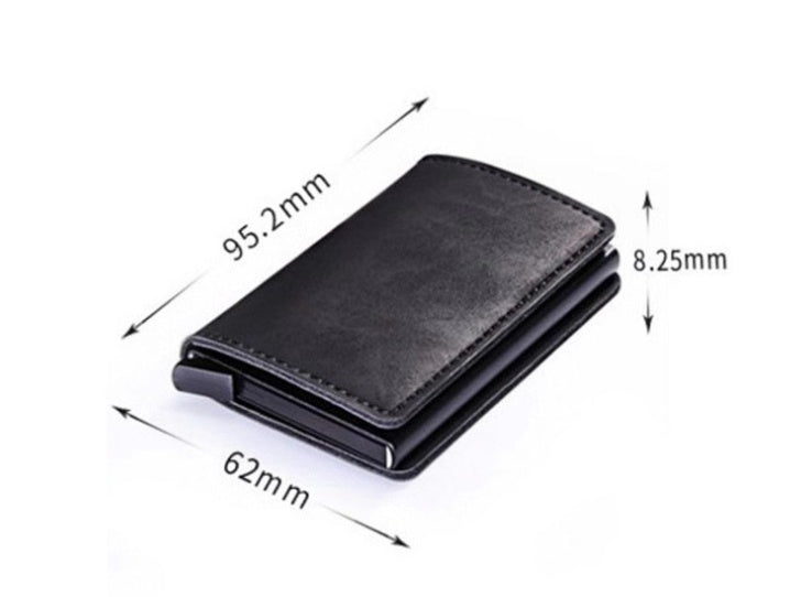 rfid blocking card wallet, view 2 - MRSLM
