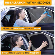 compact mesh car windscreen sunshade, view 6 - MRSLM
