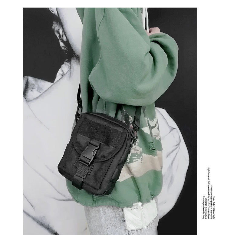 small canvas crossbody bag, view 2 - MRSLM